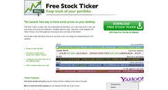 Desktop Screenshot of free-stock-ticker.com